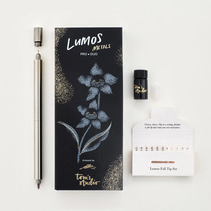 Lumos – Refillable Fineliner Pen | Duo Stainless Steel