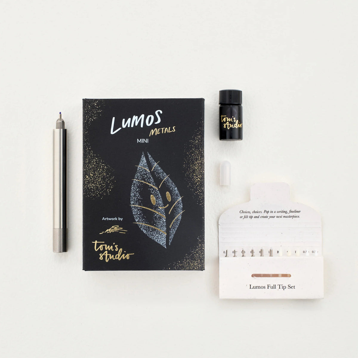 Lumos – Refillable Fineliner Pen | Mini Stainless Steel