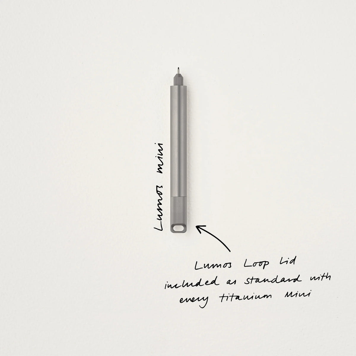 Lumos – Refillable Fineliner Pen | Mini Titanium
