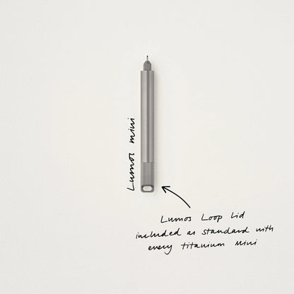 Lumos – Refillable Fineliner Pen | Mini Titanium