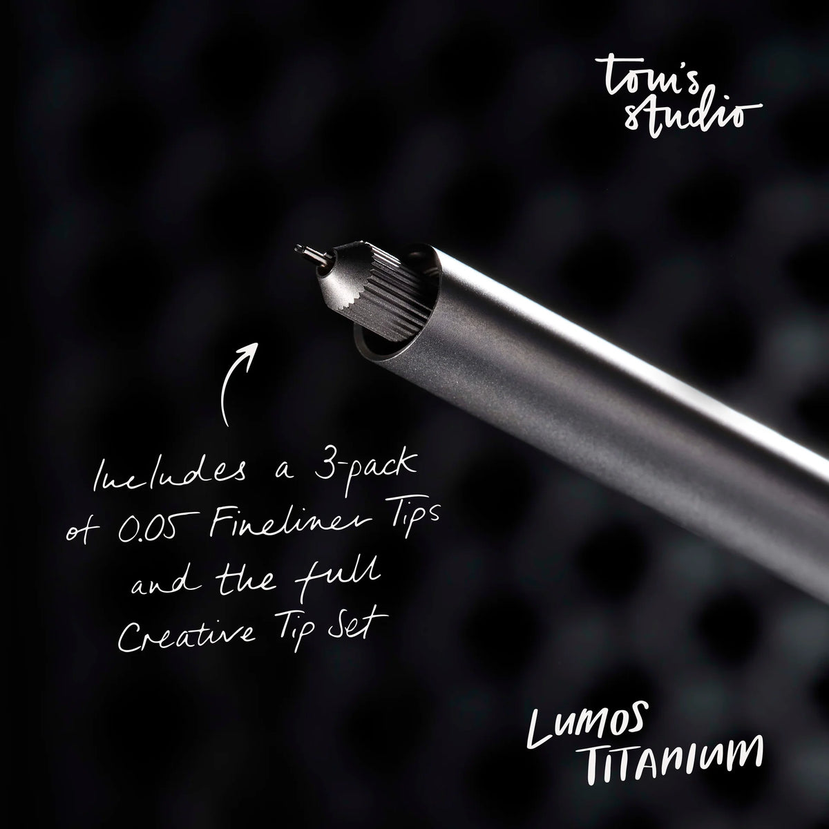Lumos – Refillable Fineliner Pen | Mini Titanium