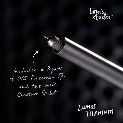 Lumos – Refillable Fineliner Pen | Mini Titanium