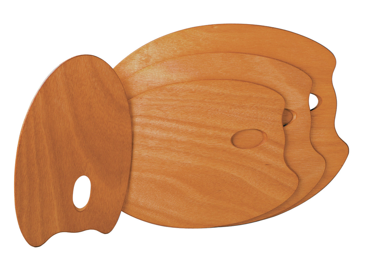 Mabef Oval Wooden Palette – 25 x 35cm