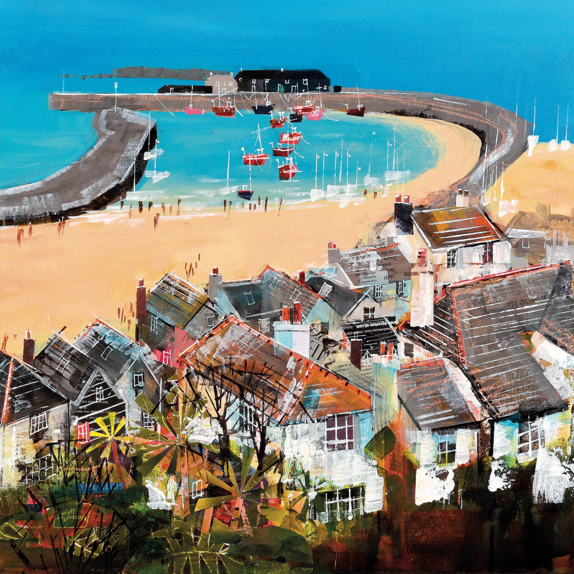 Lyme Regis Card by Mike Bernard RI