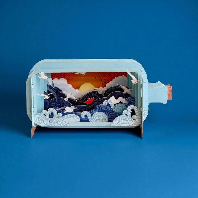 Message in a Bottle - Boat and Sea