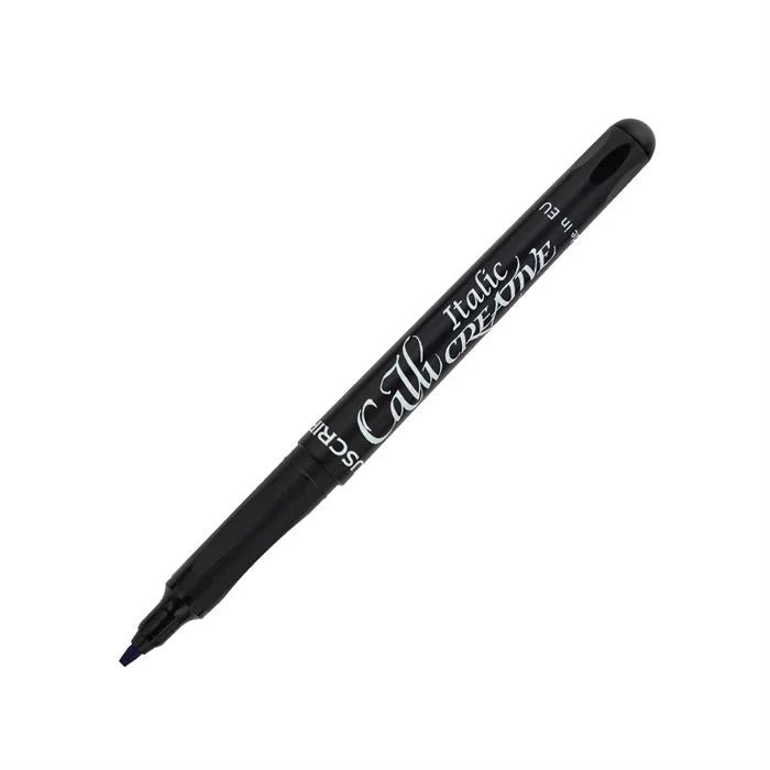Manuscript Italic Calligraphy Pen - Fine - Black - Single