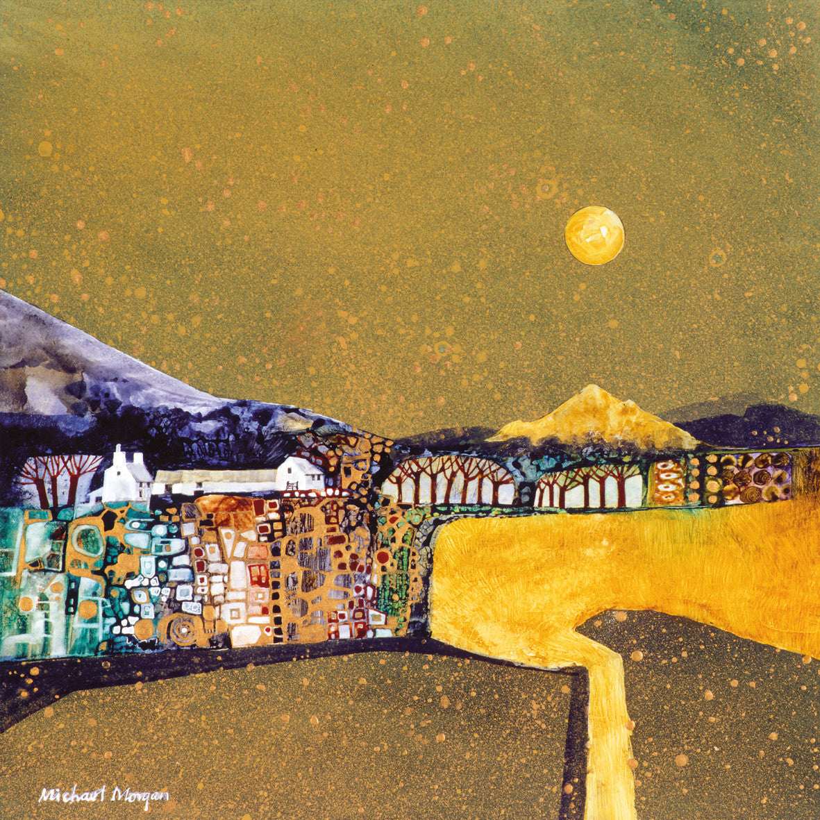 Homage to Gustav Klimt Card by Michael Morgan RI