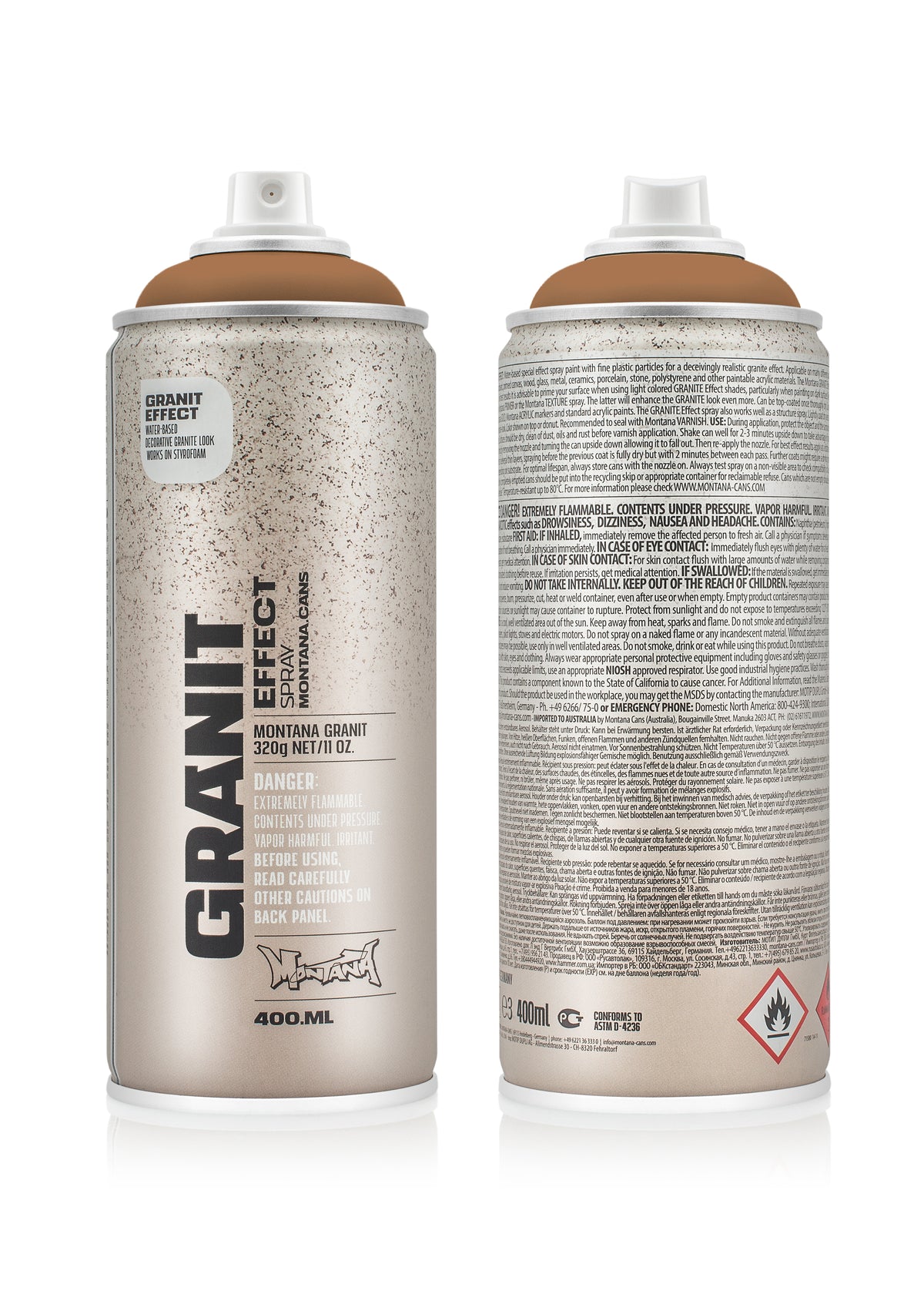Montana Effect Granit Spray 400ml – Brown (EG8000)