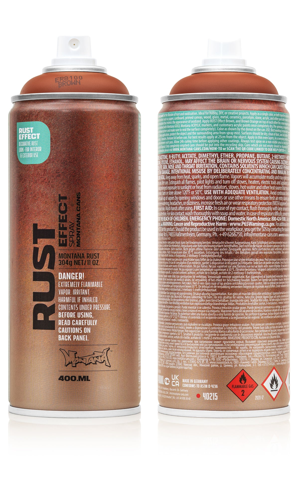 Montana Effect Rust Spray 400ml – Brown (ER8100)