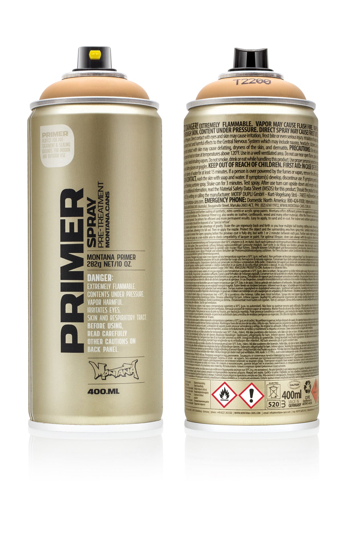 Montana Tech Polystyrene Primer Spray 400ml (T2200)