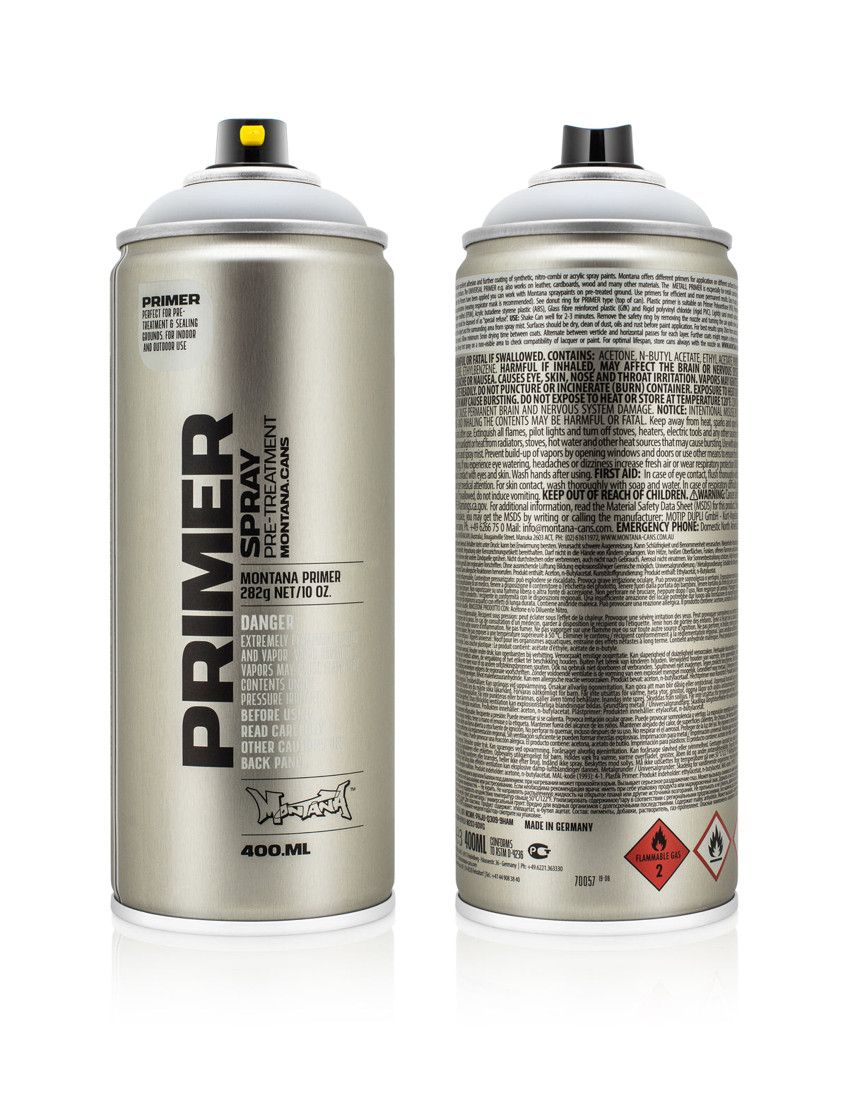 Montana Tech Aluminium Primer Spray 400ml (T2450)