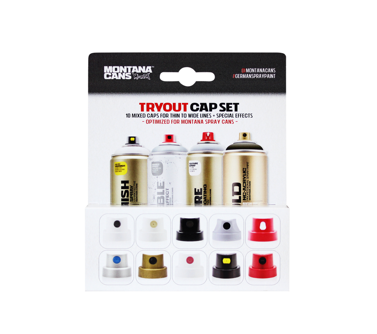 Montana Assorted Cap Pack of 10