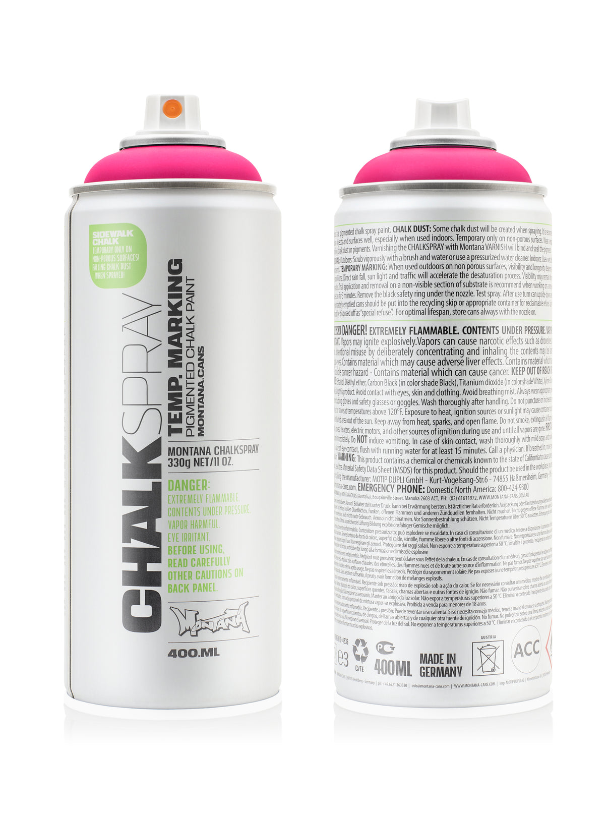 Montana Chalk 400ml Spray Paint – Pink (4050)