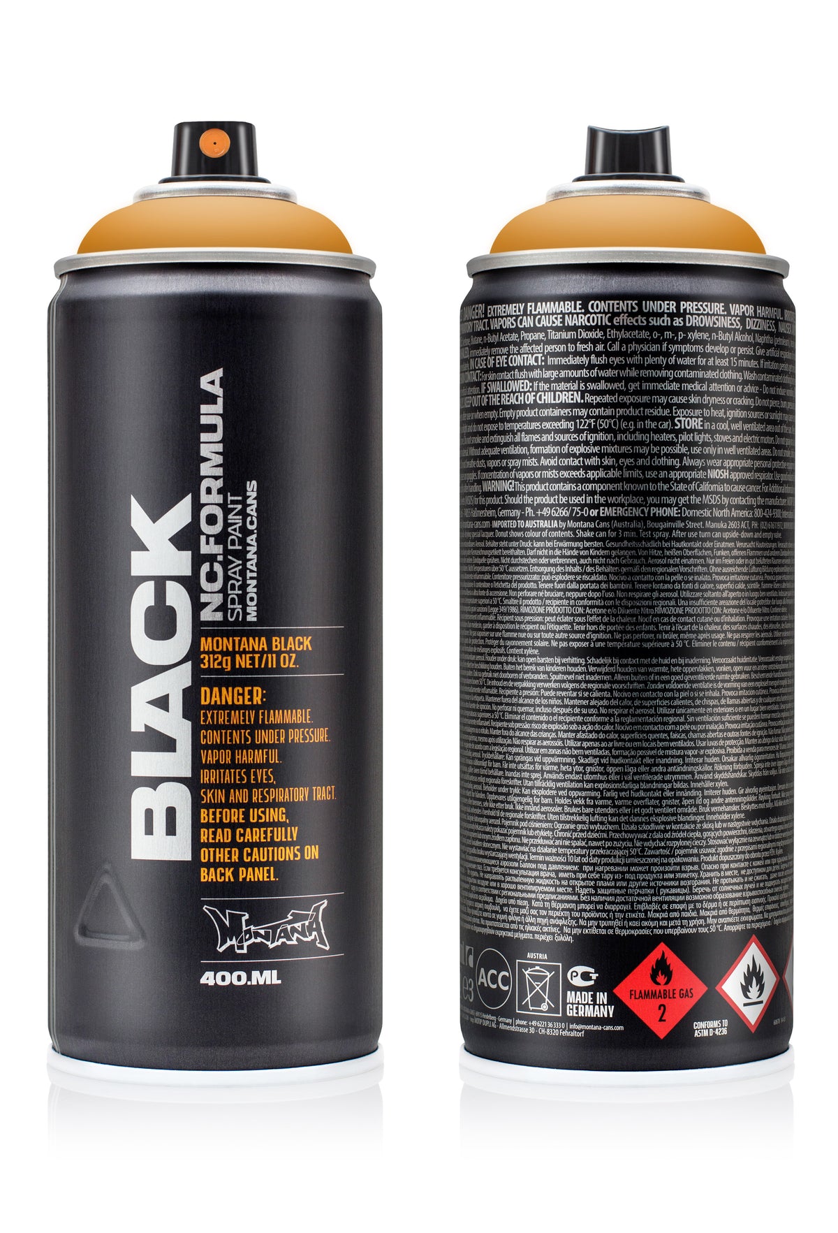 Montana Black 400ml Spray Paint – Topaz (BLK 1050)