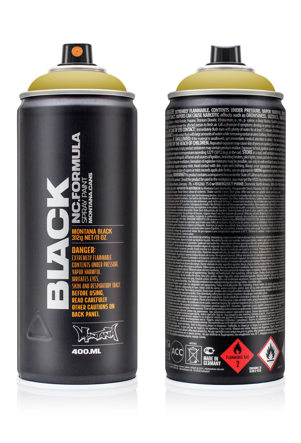 Montana Black 400ml Spray Paint – Masala (BLK 1120)