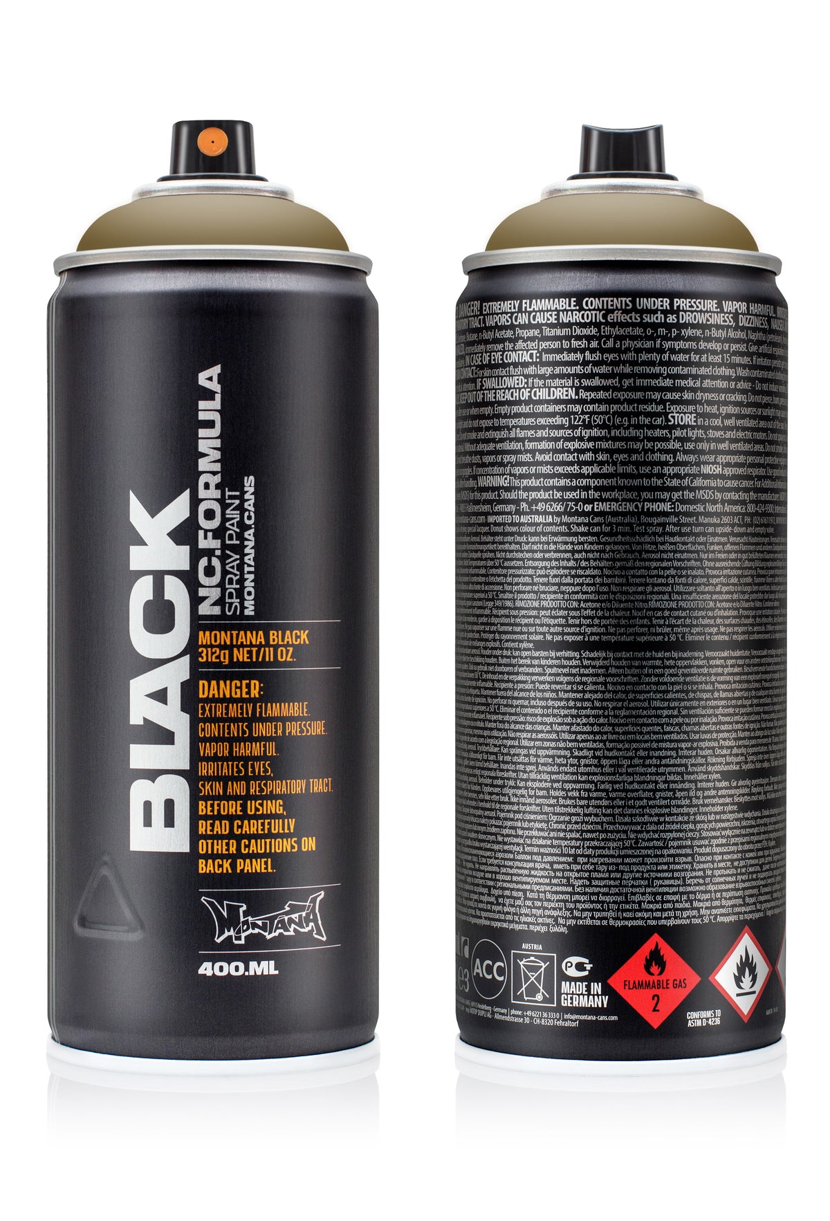 Montana Black 400ml Spray Paint – Bombay (BLK 1140)