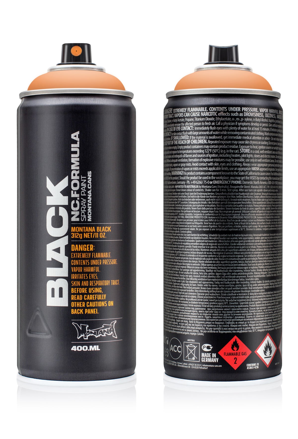 Montana Black 400ml Spray Paint – Tomorrow (BLK 2110)