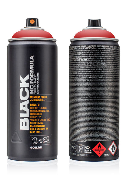 Montana Black 400ml Spray Paint – Fire Rose (BLK 3020)