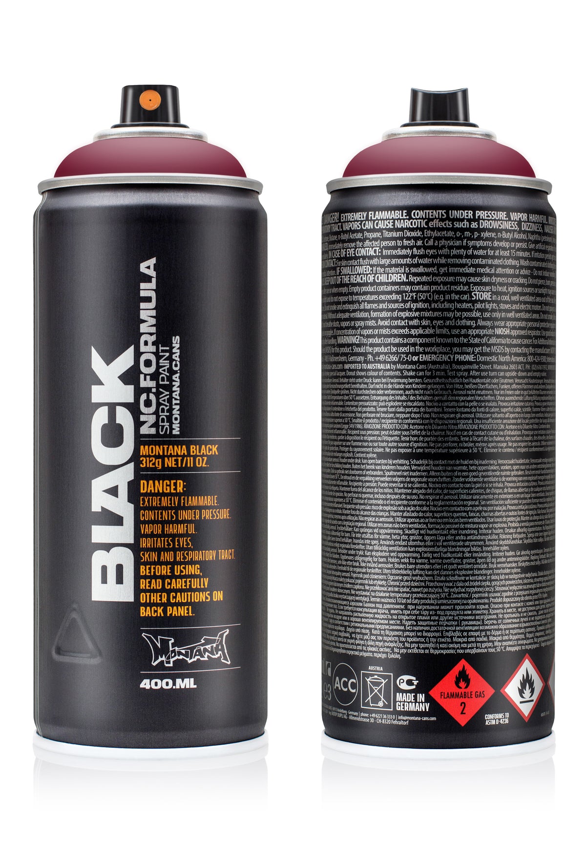 Montana Black 400ml Spray Paint – Cardinal (BLK 3062)