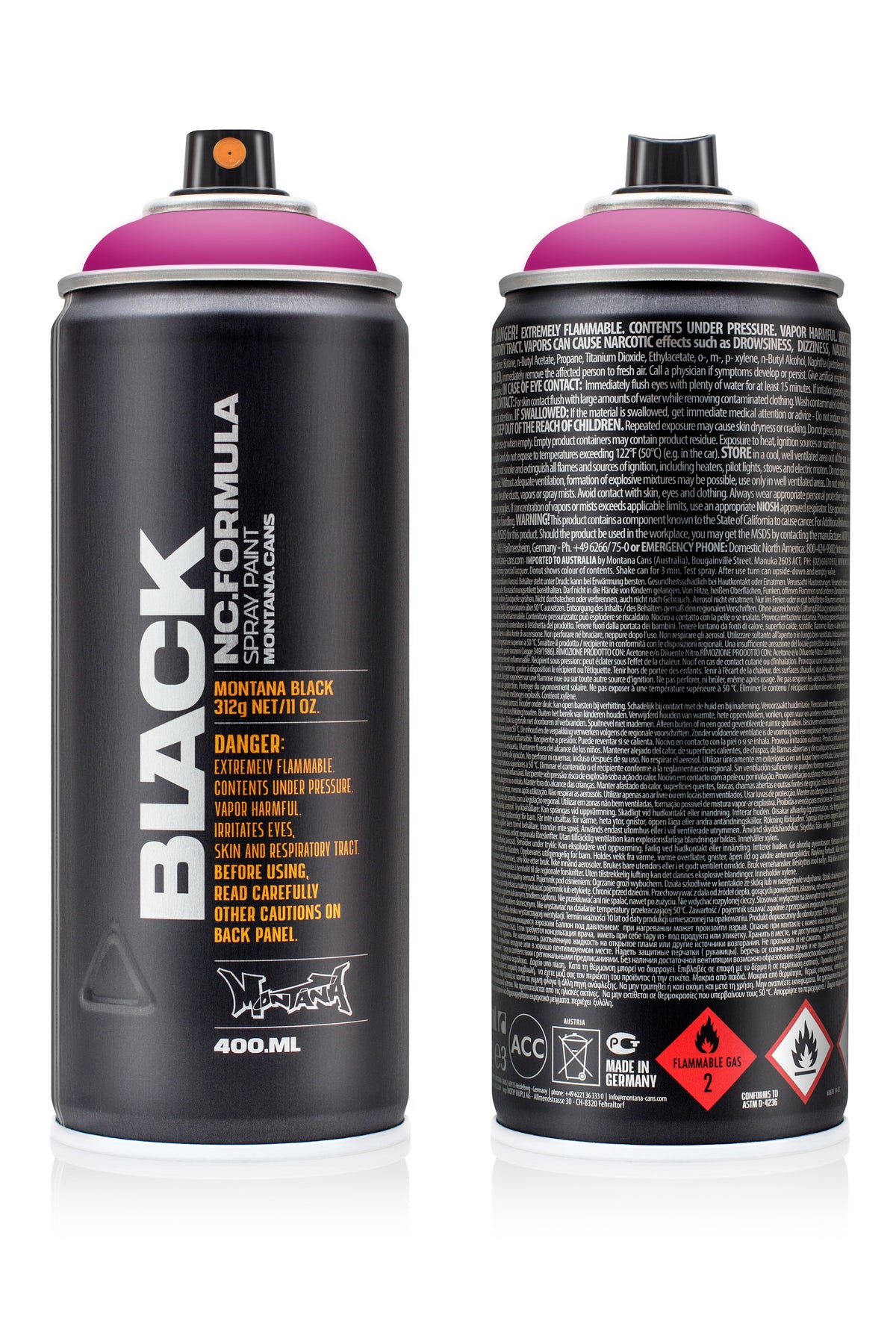 Montana Black 400ml Spray Paint – Good Times (BLK 3160)