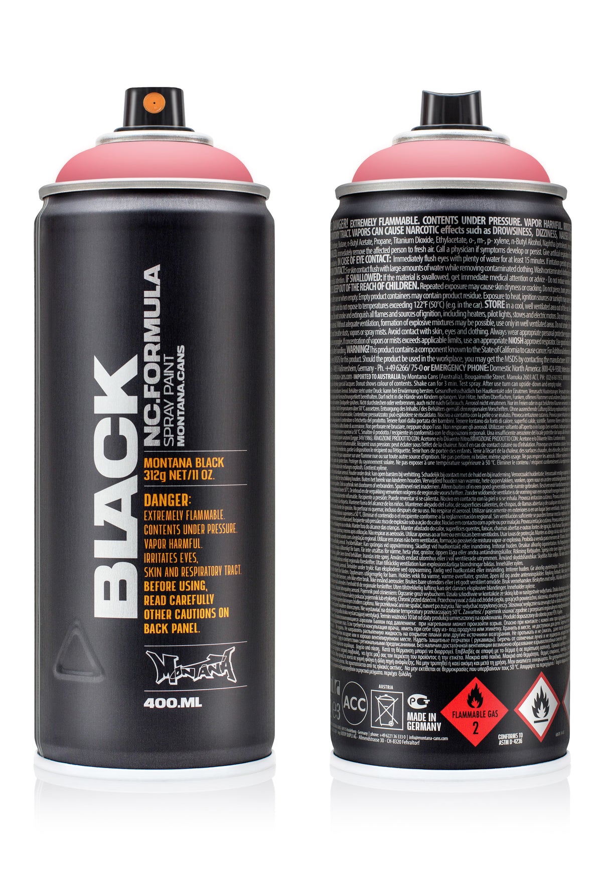 Montana Black 400ml Spray Paint – Pink Lemonade (BLK 3310)