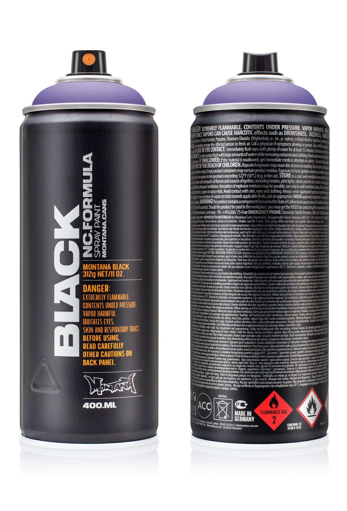 Montana Black 400ml Spray Paint – Royal Purple (BLK 4155)