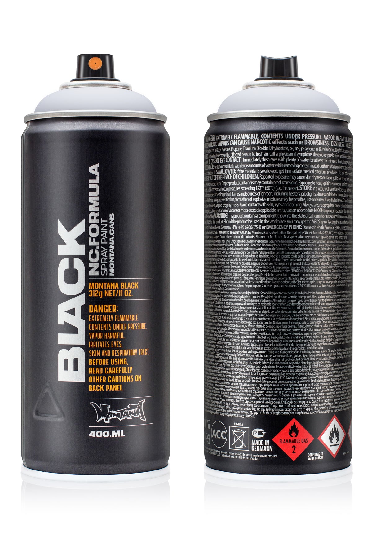 Montana Black 400ml Spray Paint – Edelgard (BLK 4310)