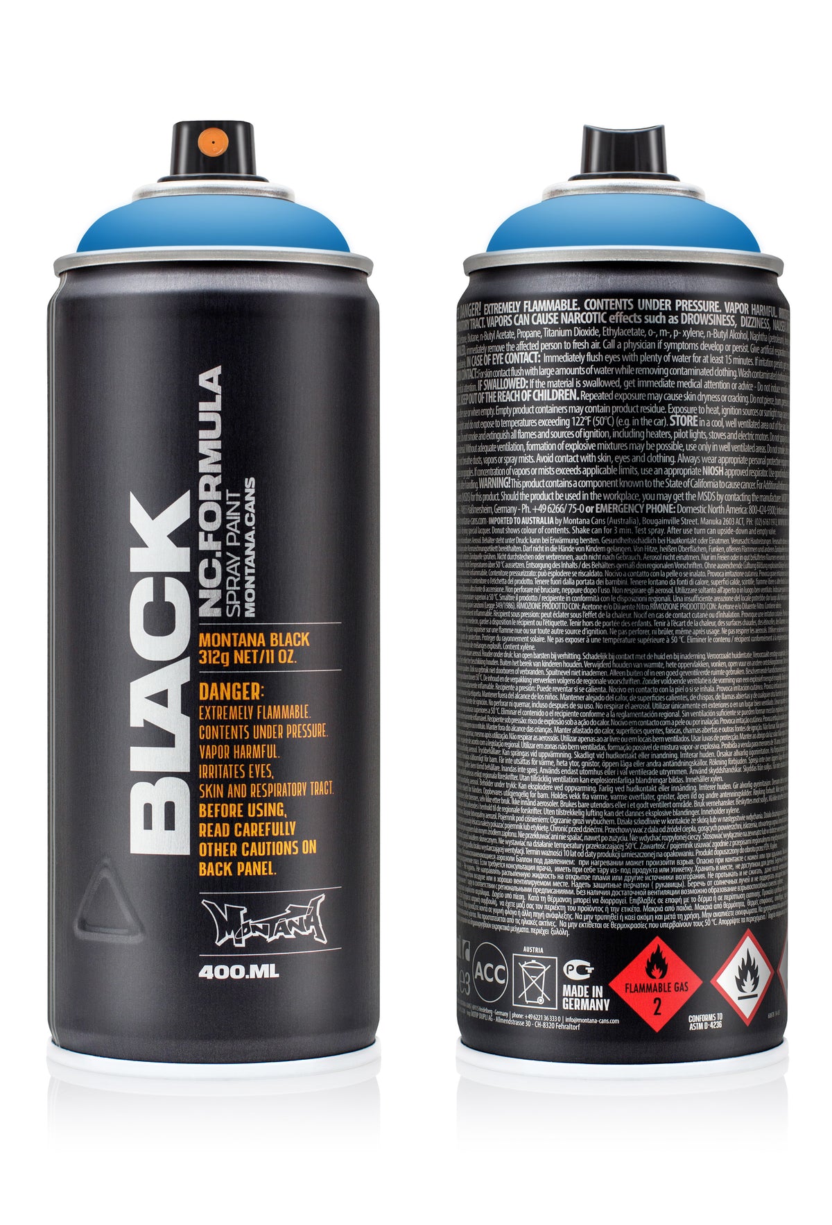 Montana Black 400ml Spray Paint – Horizon (BLK 5070)