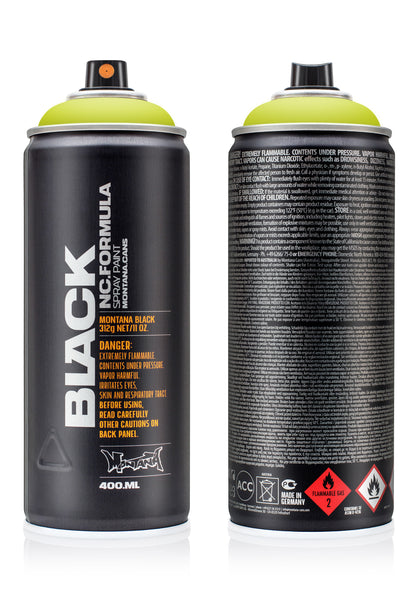 Montana Black 400ml Spray Paint – Acid (BLK 6005)