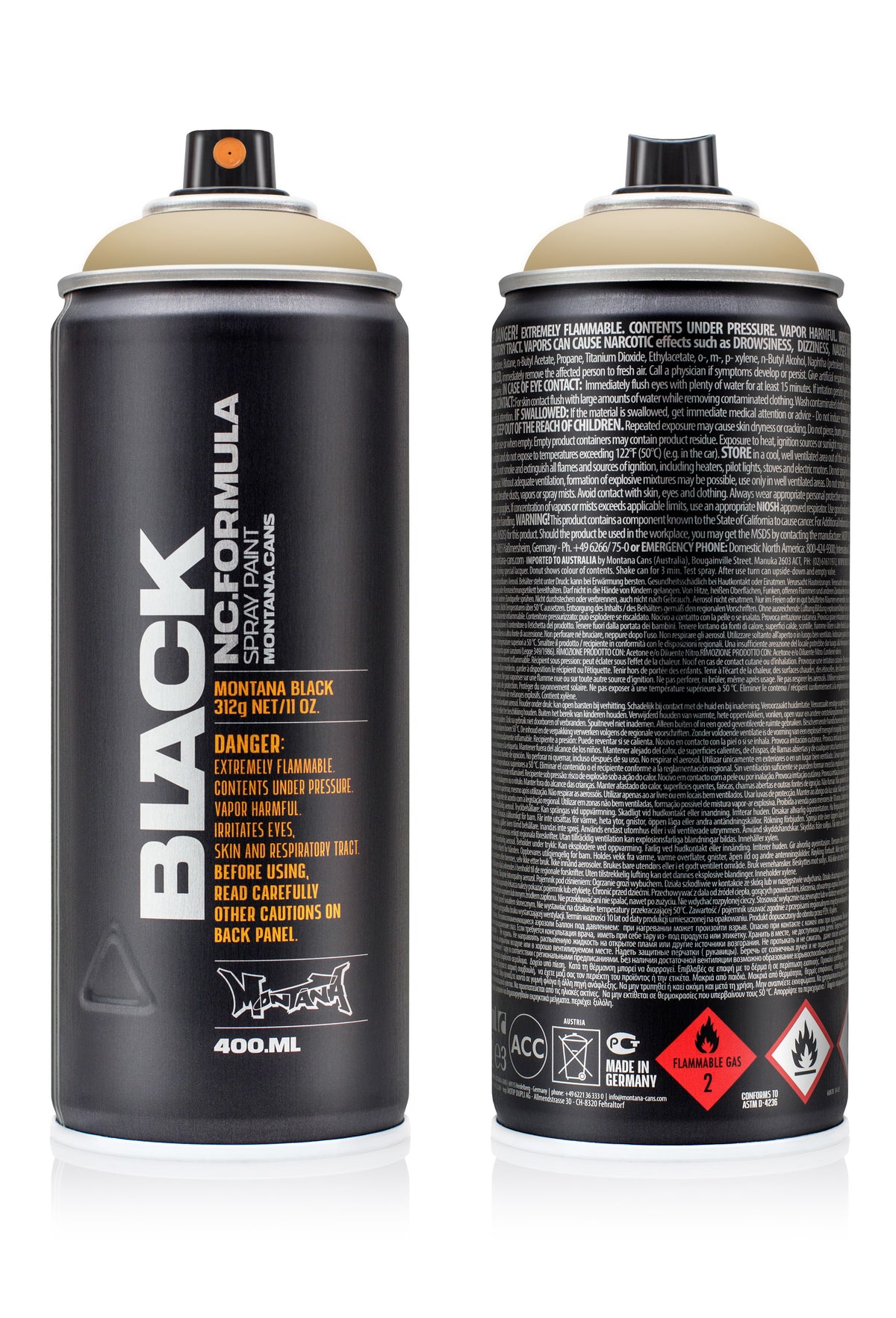 Montana Black 400ml Spray Paint – Arabian (BLK 8110)