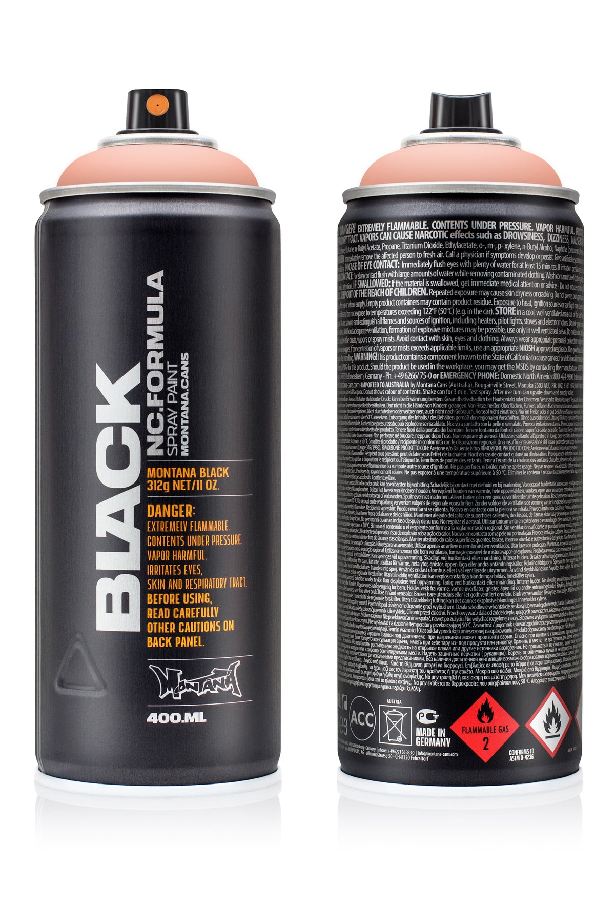 Montana Black 400ml Spray Paint – Snail (BLK 8220)