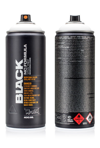 Montana Black 400ml Spray Paint – Snow White (BLK 9100)