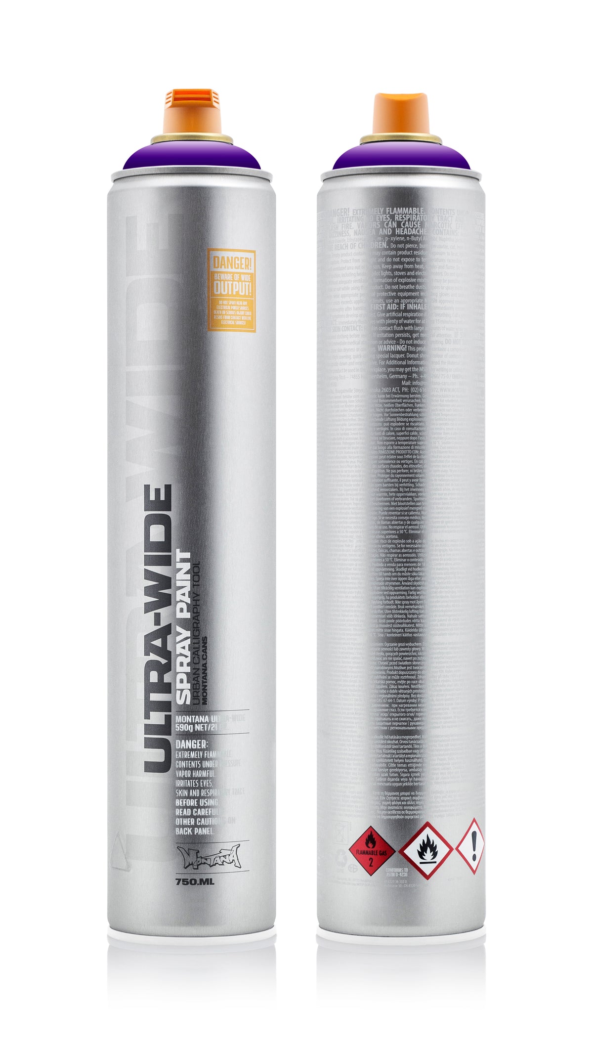 Montana Ultra Wide 750ml Spray Paint – Royal Purple