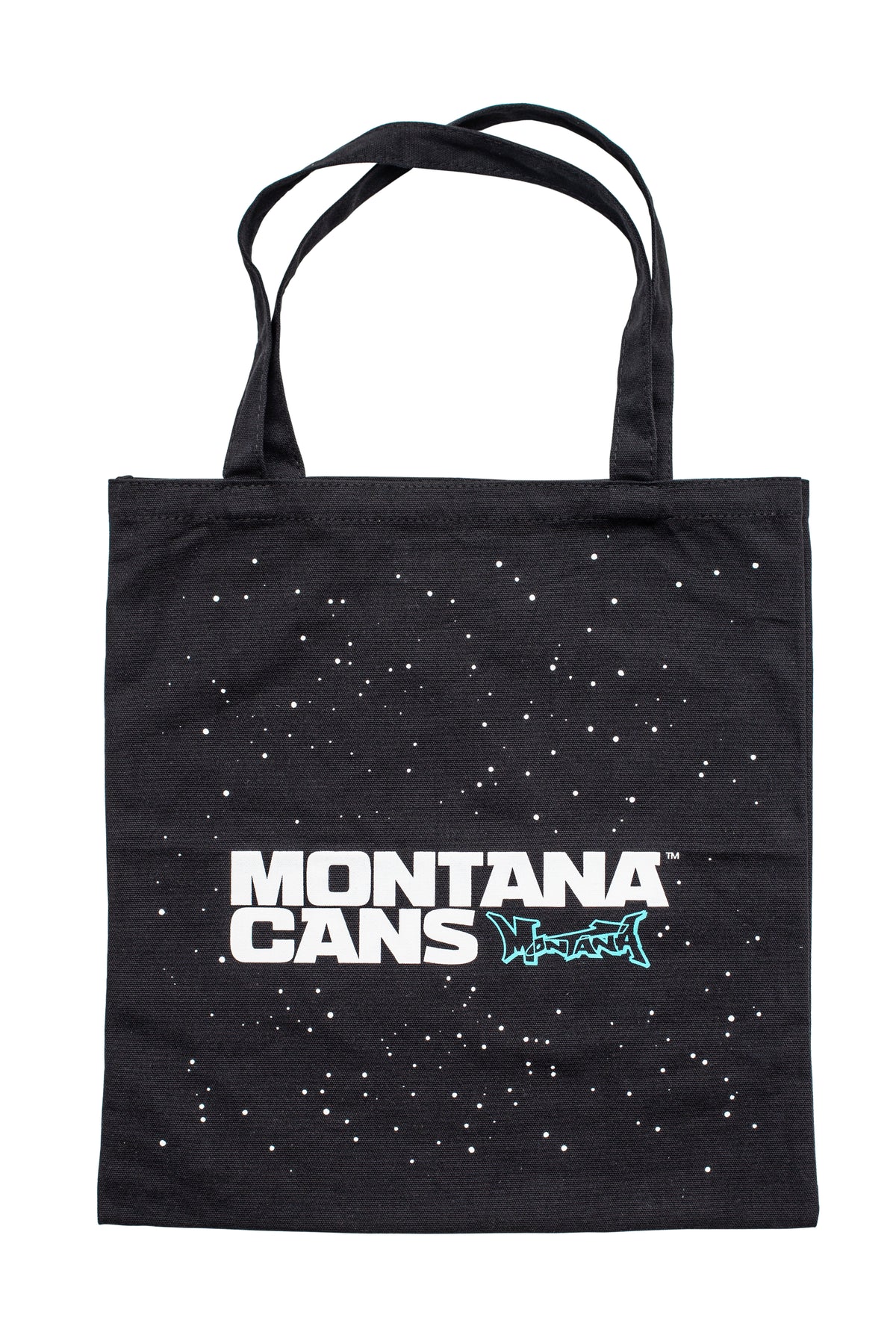 Montana Cotton Bag Logo + Stars – Black