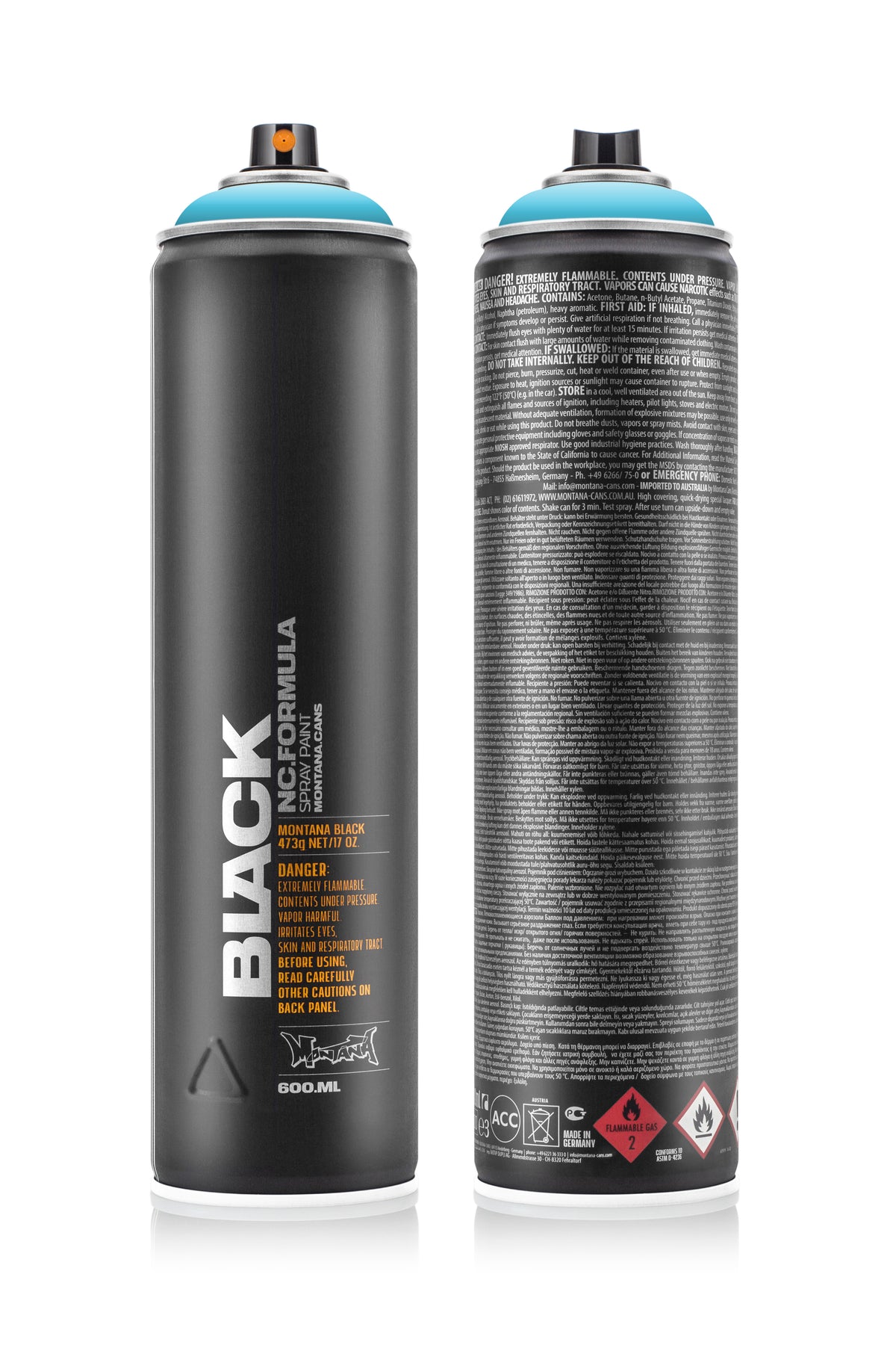 Montana Black 600ml Spray Paint – Baby Blue (BLK 5020)