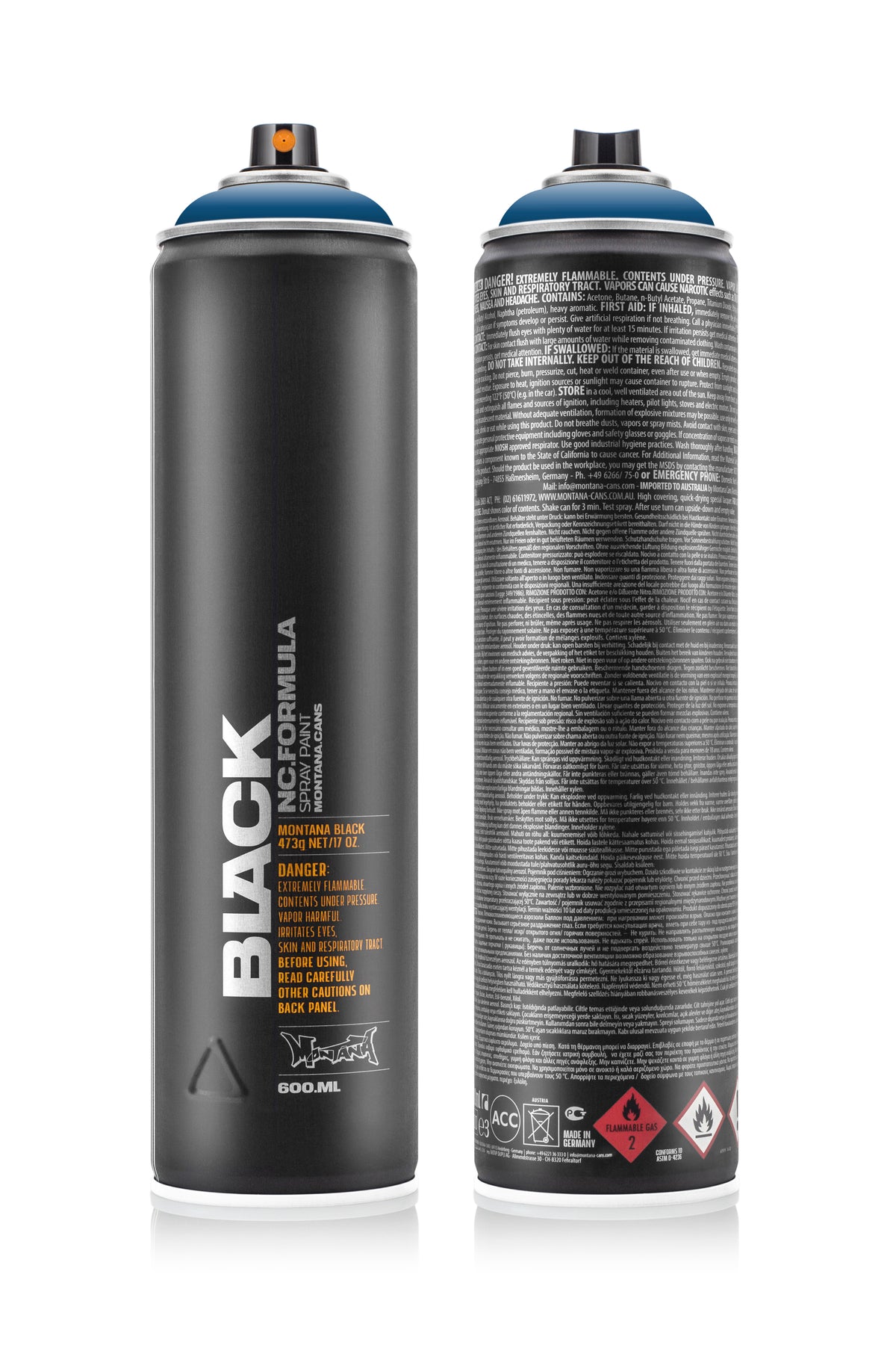 Montana Black 600ml Spray Paint – Ultramarine (BLK 5080)