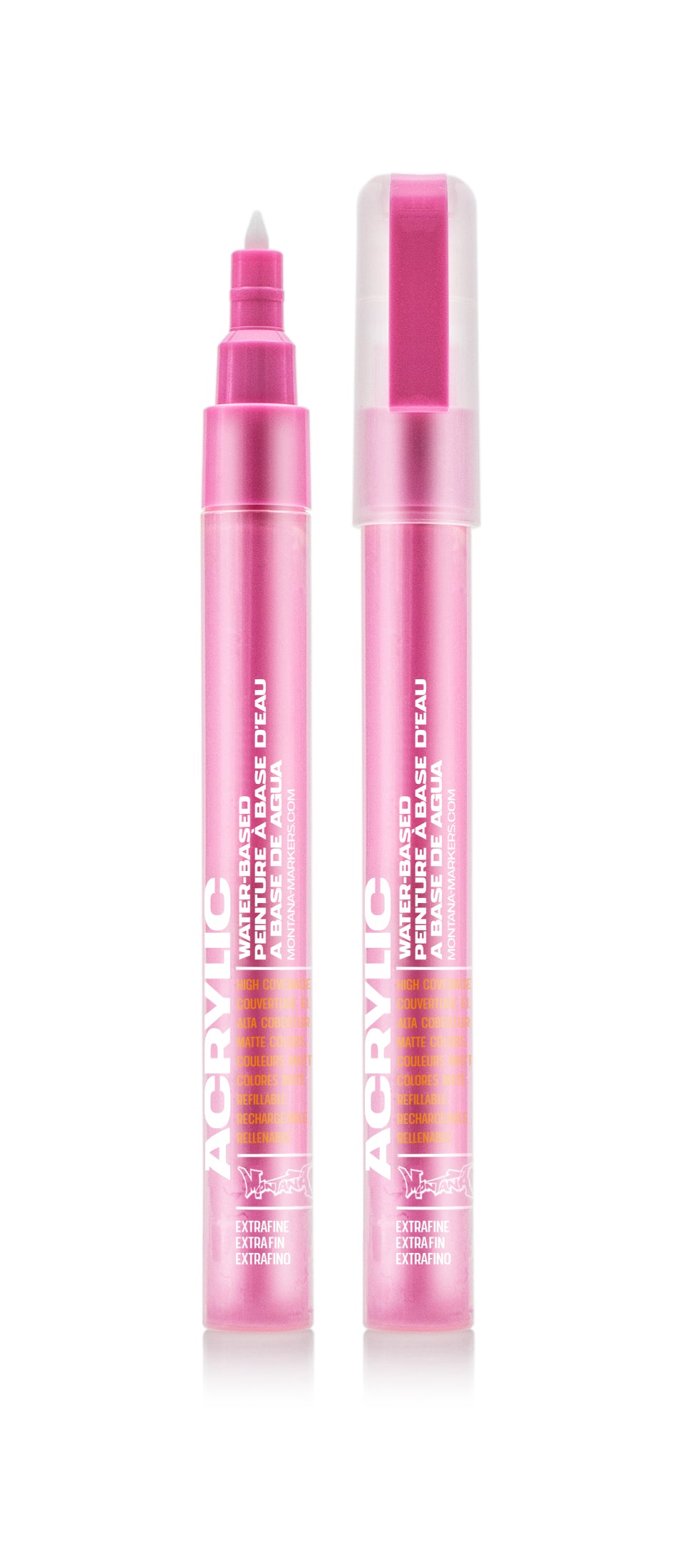 Montana Acrylic Marker 0.7mm – Shock Pink Light