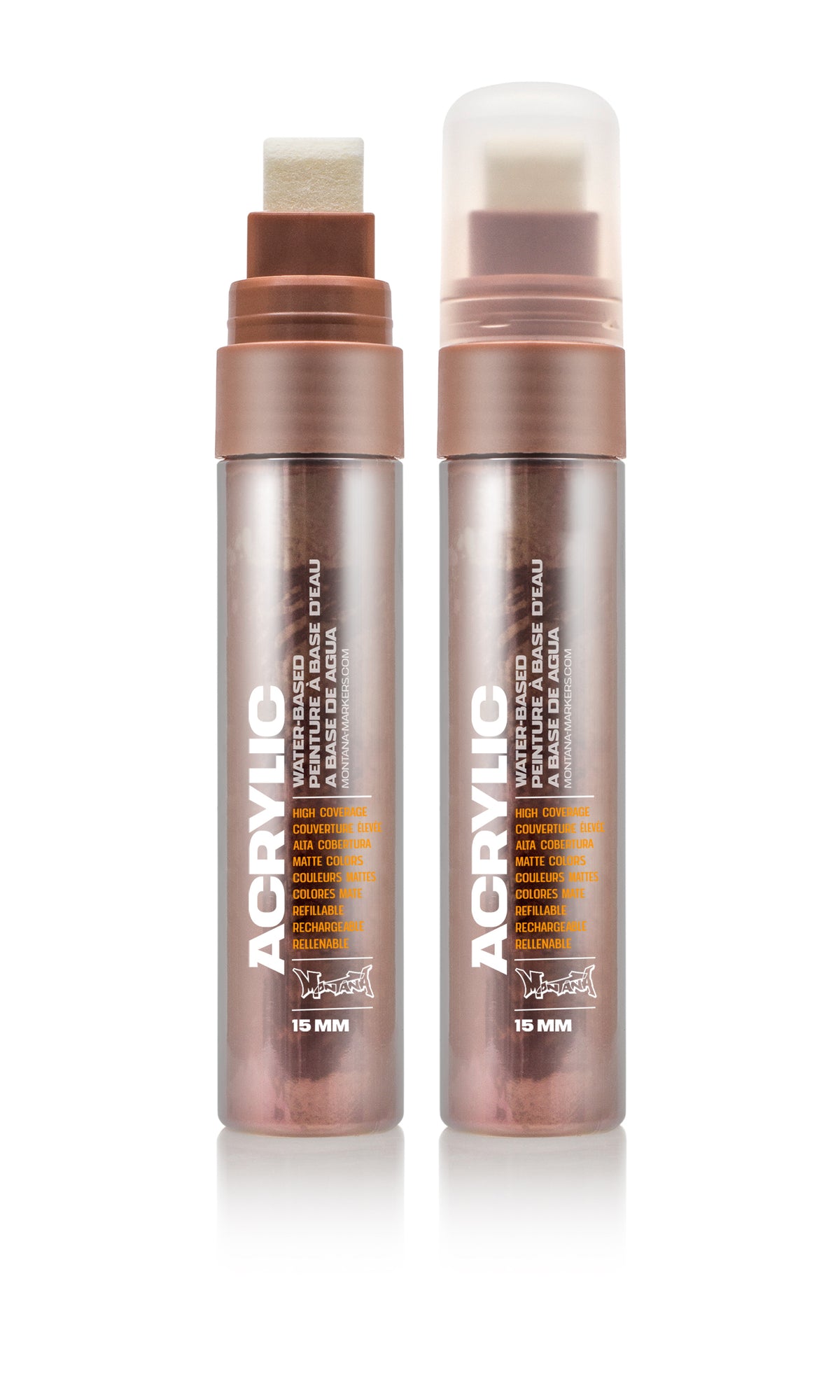 Montana Acrylic Marker 15mm – Copper Matt