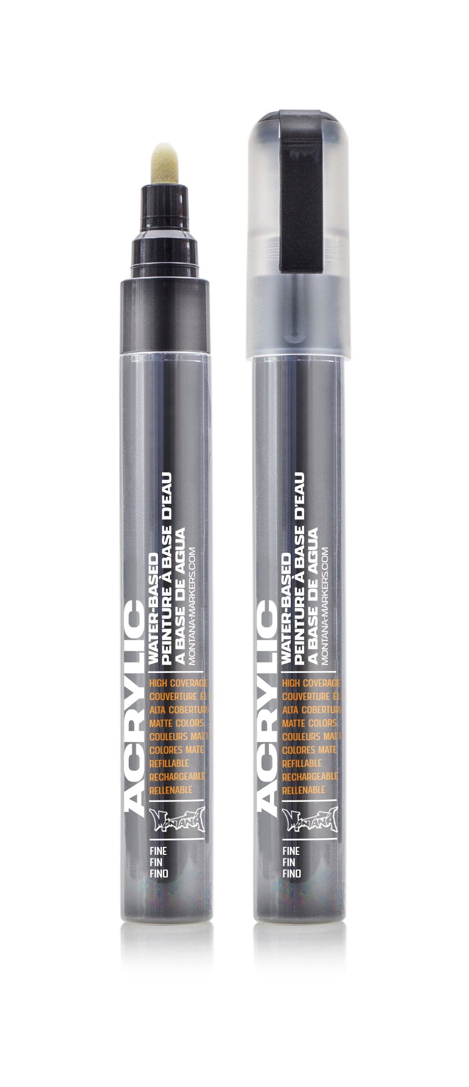 Montana Acrylic Marker 2mm – Shock Black