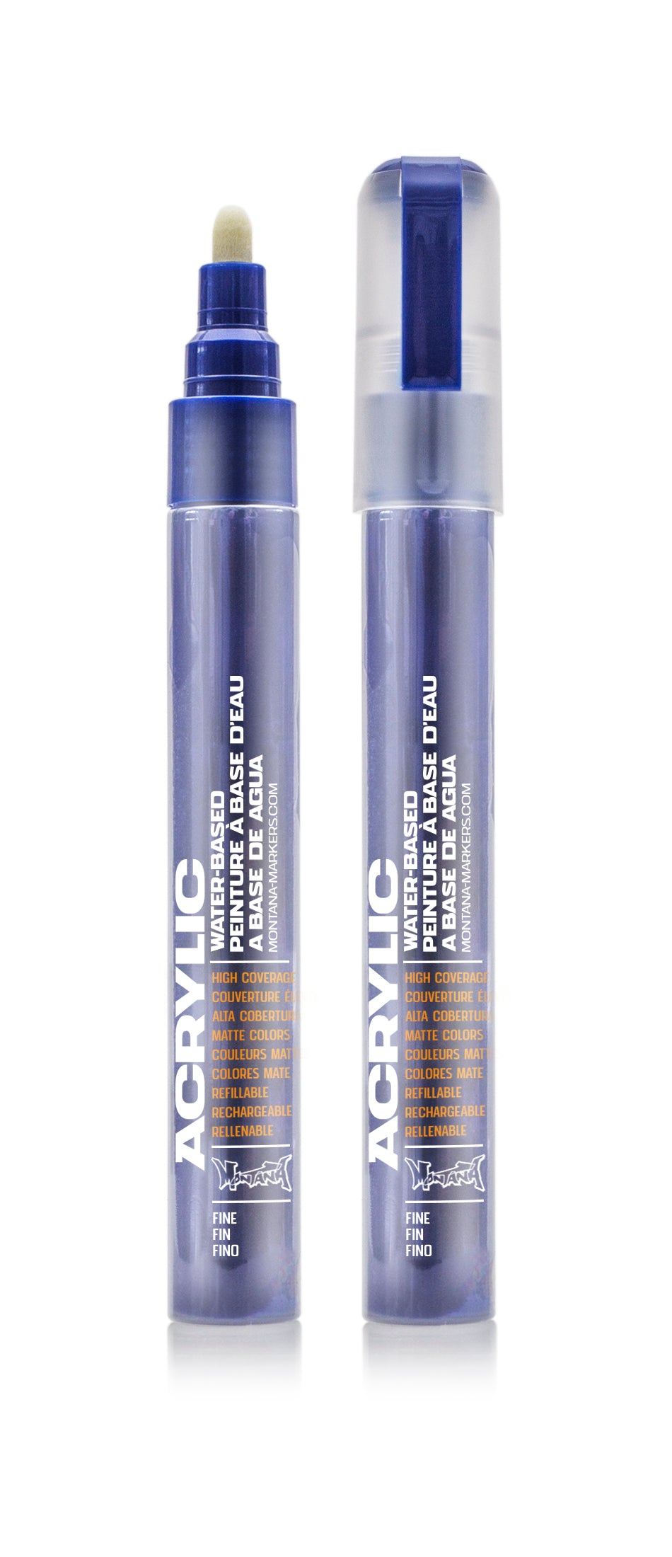 Montana Acrylic Marker 2mm – Shock Blue Dark