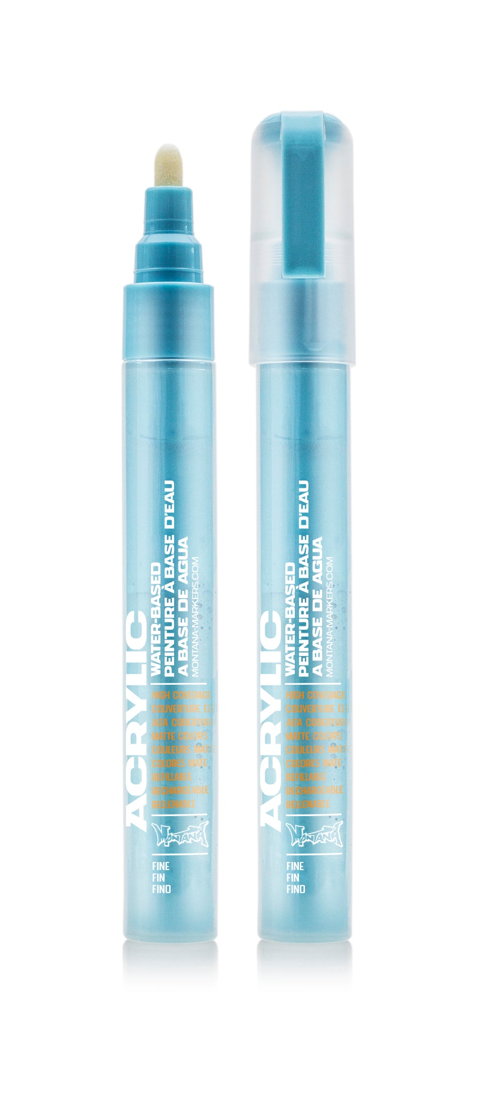 Montana Acrylic Marker 2mm – Shock Blue Light