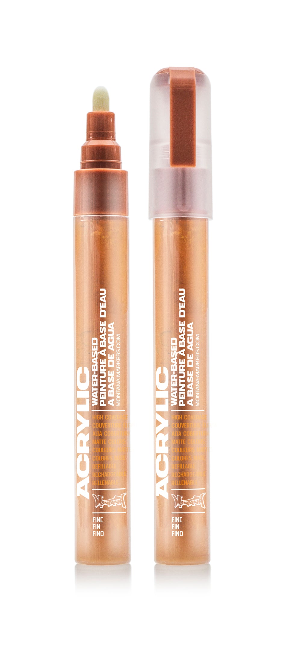 Montana Acrylic Marker 2mm – Shock Brown Light