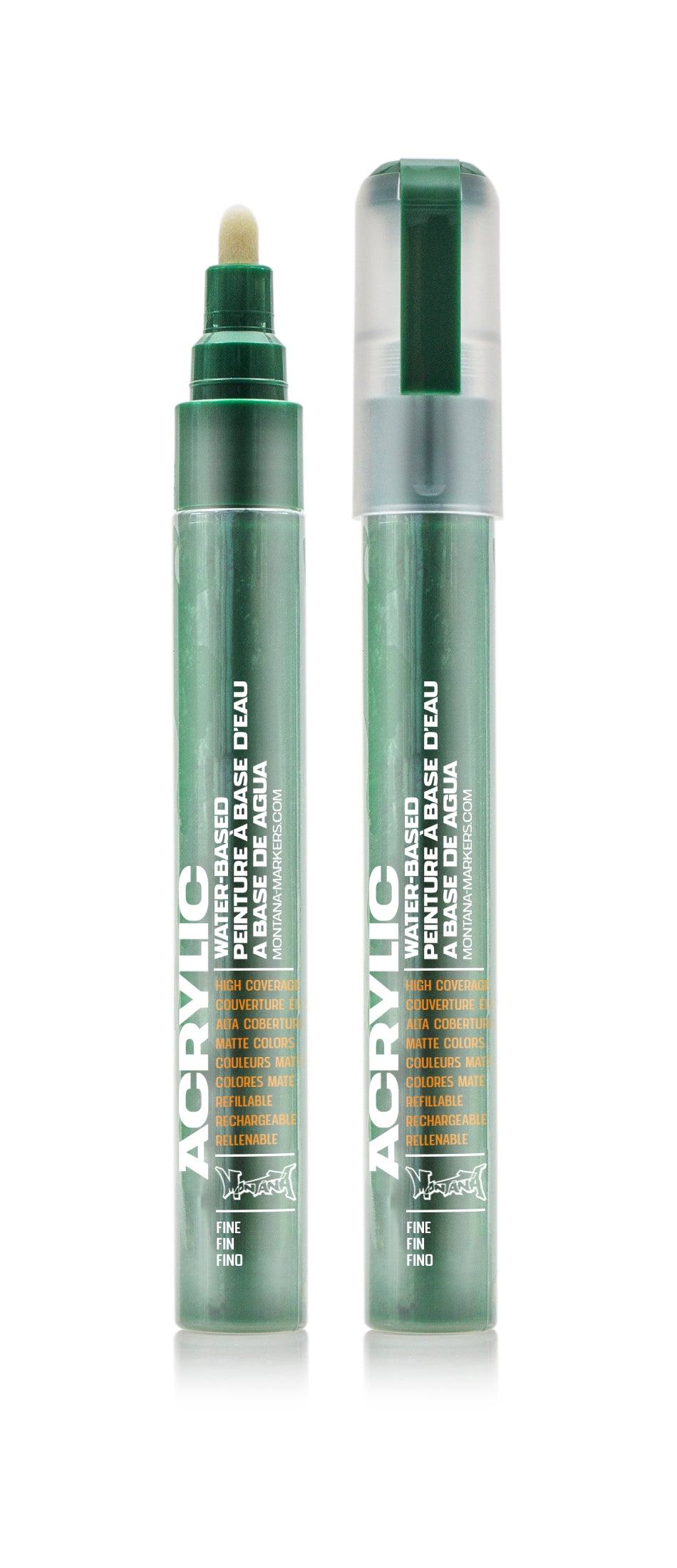 Montana Acrylic Marker 2mm – Shock Green Dark