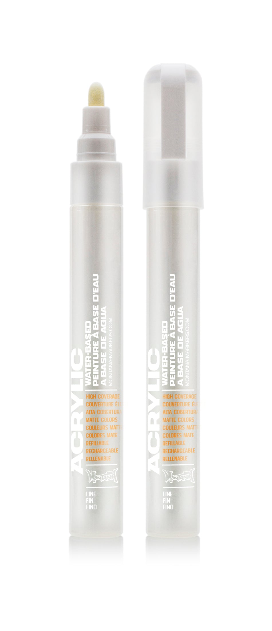 Montana Acrylic Marker 2mm – Shock White Pure