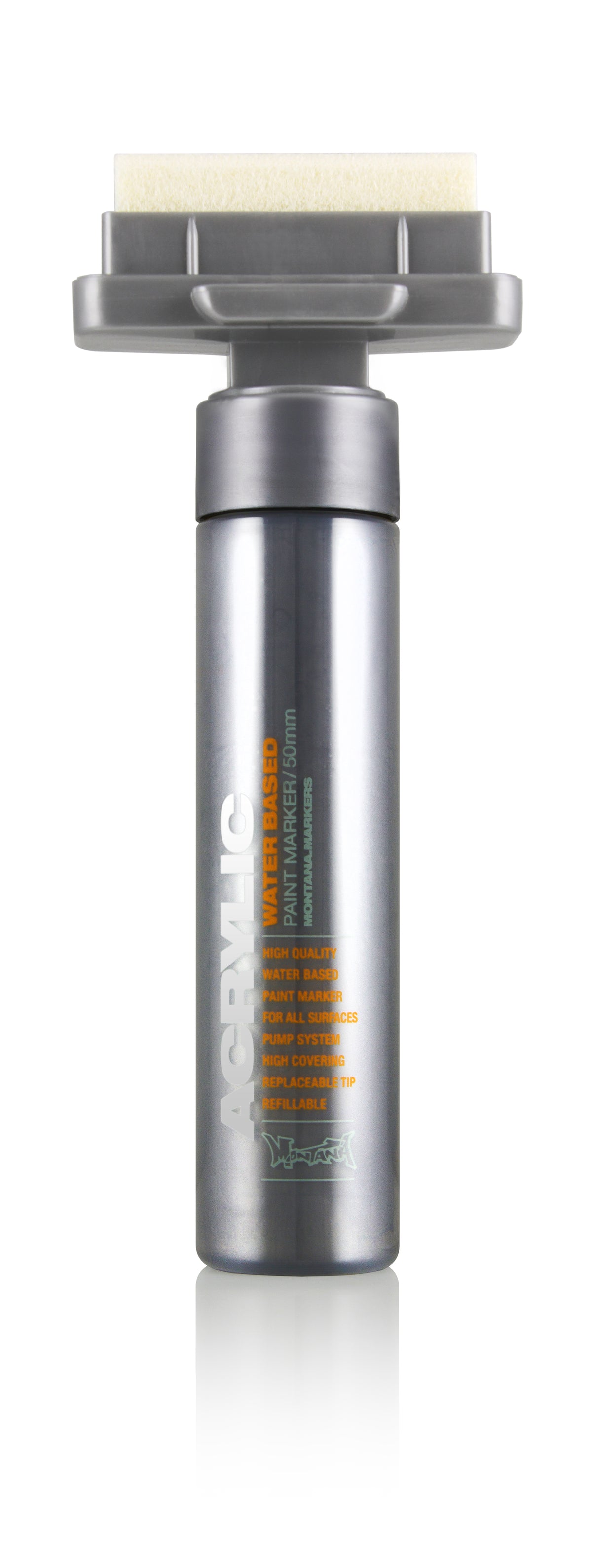 Montana Acrylic Marker 50mm – Silver Matt