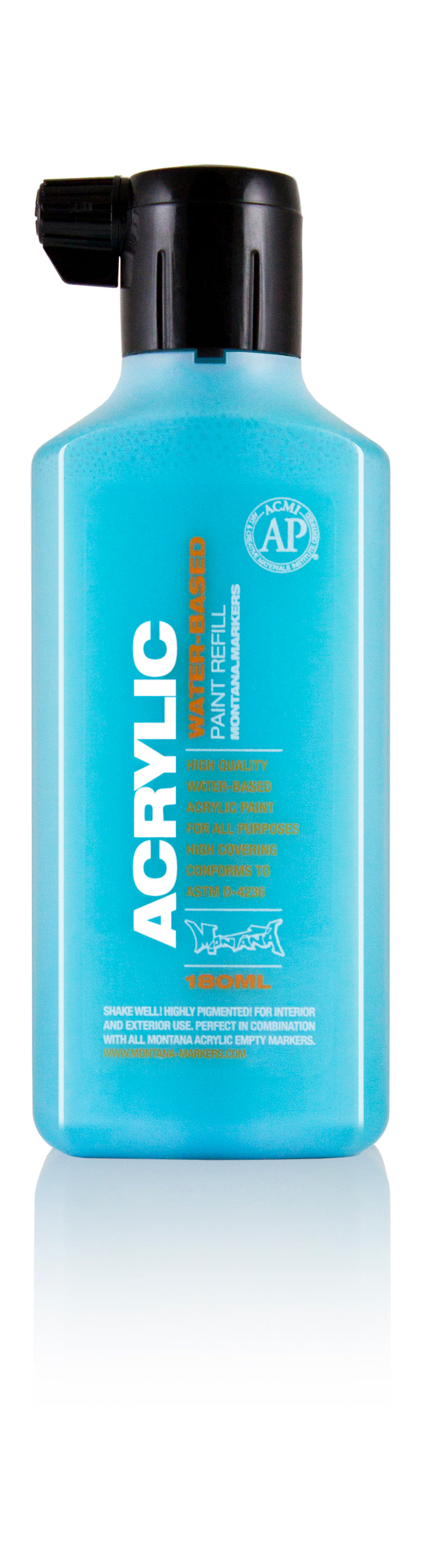 Montana Acrylic Marker Refill 180ml – 100% Cyan
