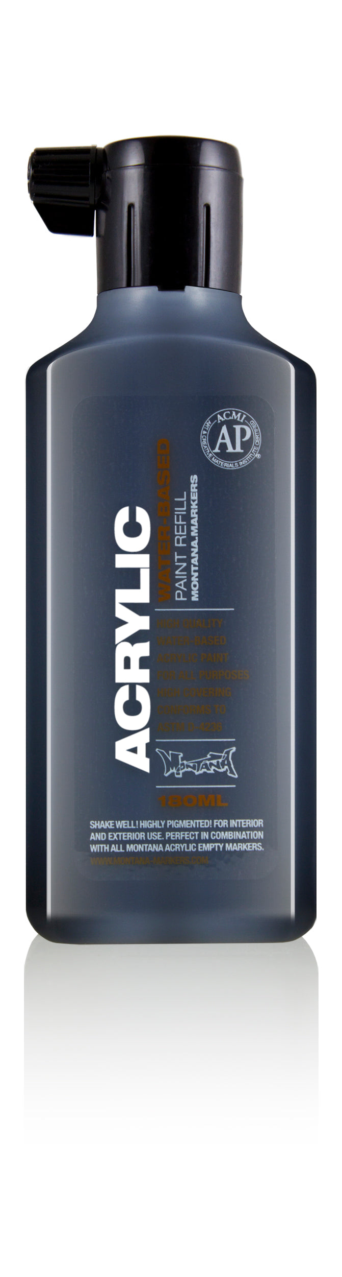 Montana Acrylic Marker Refill 180ml – Shock Black