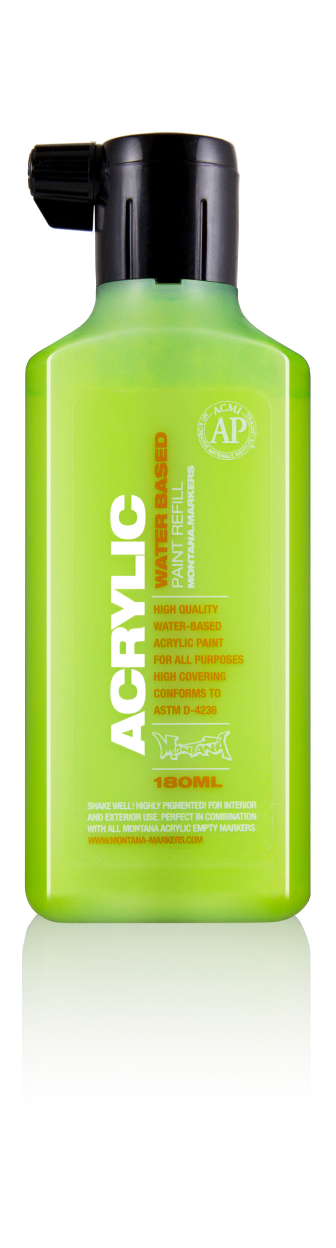 Montana Acrylic Marker Refill 180ml – Shock Green Light