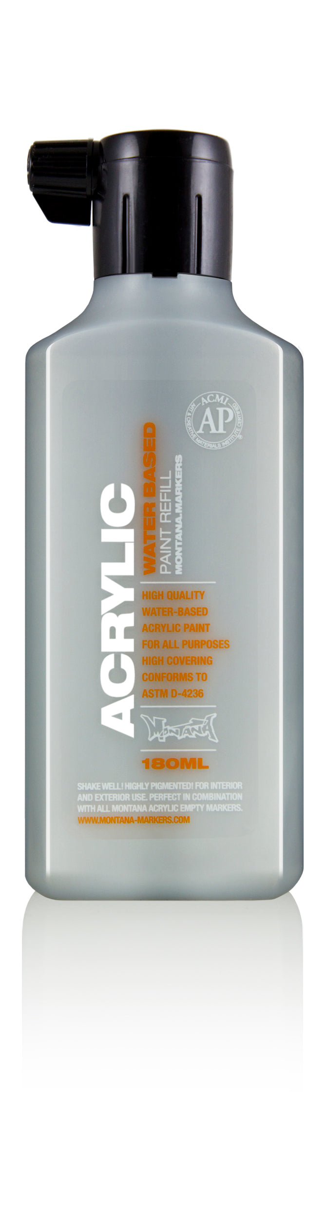 Montana Acrylic Marker Refill 180ml – Silver Matt