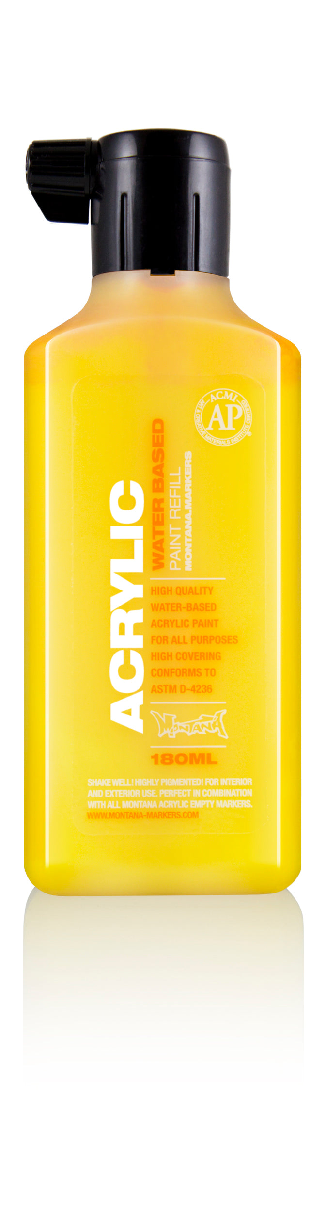 Montana Acrylic Marker Refill 180ml – Shock Yellow